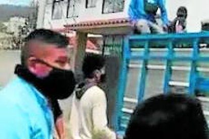 a gente gritaba que se estaba aplicando justicia indígena.