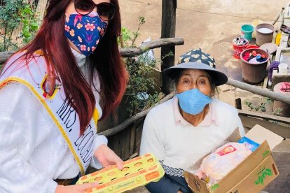 Durante la pandemia Beltrán se ha dedicado a realizar obras sociales con grupos vulnerables.