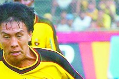 Chino Gómez cuando jugaba en Barcelona