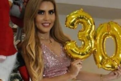 El 2 de diciembre pasado Lisbeth cumplió 30 años.