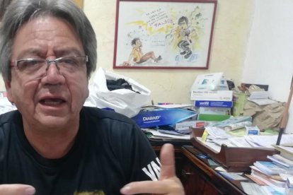 Hernán Alvarado, representante del barrio El Vado.