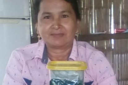 Olga Moreno Anchundia recibió un tiro en el cuello.