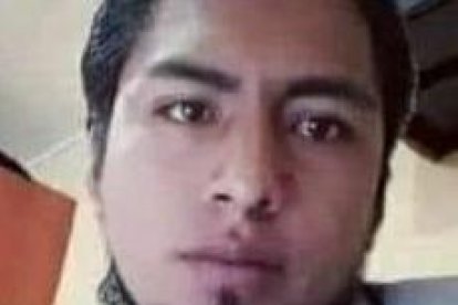 José Choloquinga, de 26 años, estuvo en una reunión política en Latacunga, capital de Cotopaxi.