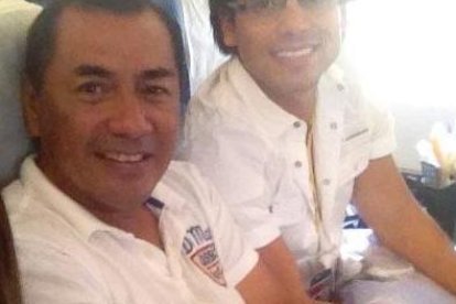 En su viaje a Nueva York, junto al camarógrafo de En contacto.