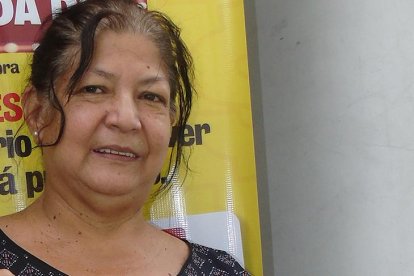 María Chuchuca, ganadora.