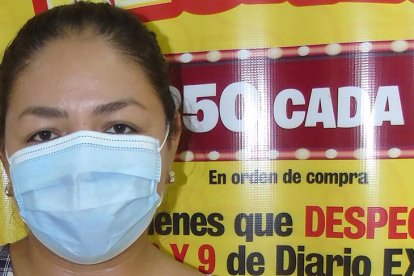 Evelyn Solórzano, ganadora.