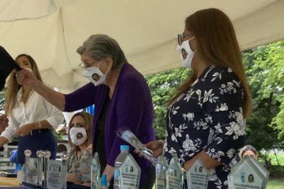 La fundadora del colegio también participó.