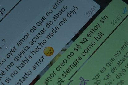 El presunto agresor, luego del hecho, le enviaba mensajes a la afectada pidiéndole disculpas por lo que había pasado.