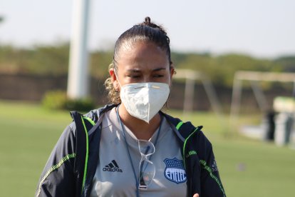 Gisella está en la pretemporada del Emelec.