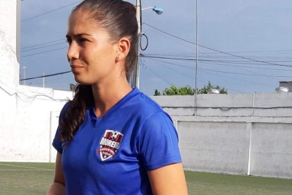 Gigi es jugadora del Racing de España.