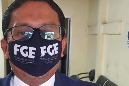 El fiscalCésar Peña Morán, labora desde hace diez meses en El Triunfo.