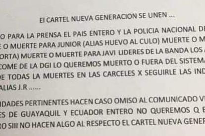 Este comunicado fue una advertencia de lo que pasaría en las calles.
