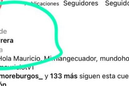 Captura del perfil de Mauricio.