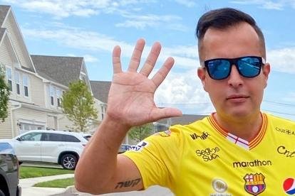 Villagomez es hincha de Barcelona y Liga de Portoviejo.