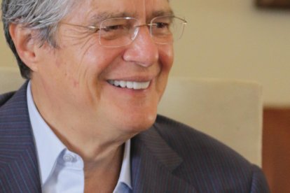 El presidente Lasso disfrutó de una entrevista sin hablar de política.