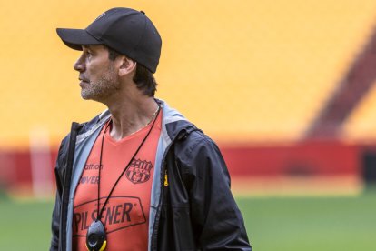 Fabián Bustos va a su segundo partido de Libertadores del 2021.