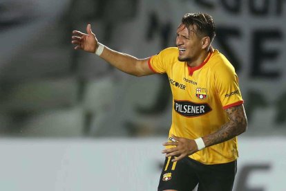 Carlos Garcés es el actual goleador de Barcelona en la Libertadores.