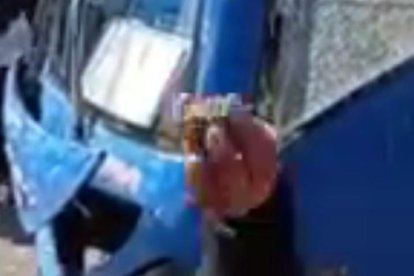 En el sur de Quito se registraron ataques en contra de los conductores que sí trabajaron.