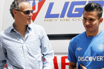 Luis Fernando Saritama jugó en el año 2013 por Liga de Quito.