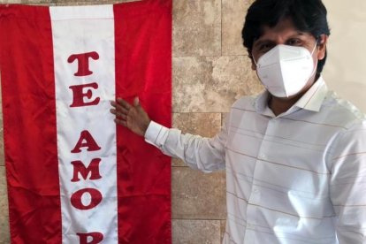 Alexander La Rosa muestra el amor por su país.