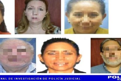 Los sospechosos del delito de falsedad de información.