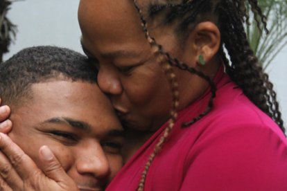 Michael  

dice que lo 

más difícil es separarse de 

su mamá.