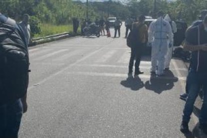 Las pericias se hicieron con agentes de Criminalística y de la Dinased.