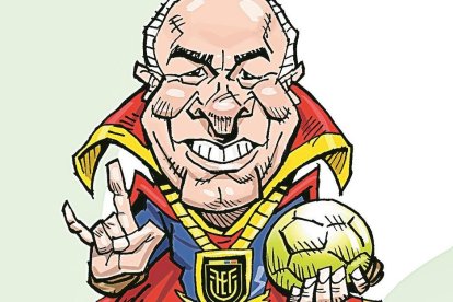 Gustavo Alfaro y su discurso de llevarnos a Qatar.