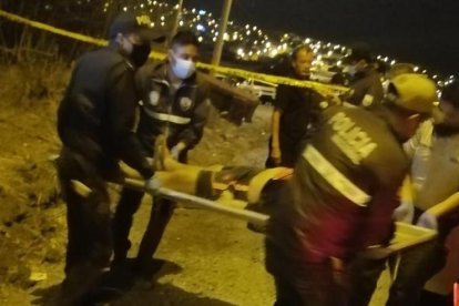 Los fallecidos fueron llevados al Laboratorio de Criminalística de Guayaquil.