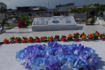 el área de túmulos es