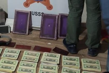 La Policía presentó las evidencias.