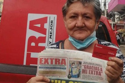 A Susana León Briones le gusta jugar con el EXTRAgrama, pero más haberse ganado una orden de 20 ‘latas’ para comprar ‘jama’.