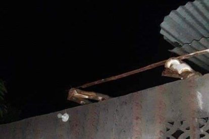 Varias familias se quedaron, literalmente, sin un techo que las ampare.