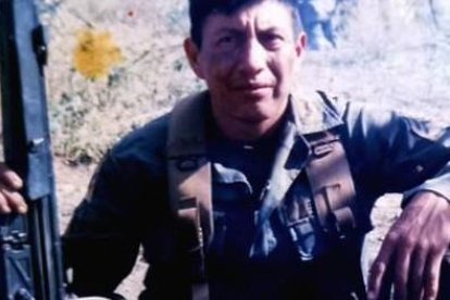 Foto de su época militar, en la que defendió el territorio ecuatoriano en varias ocasiones.