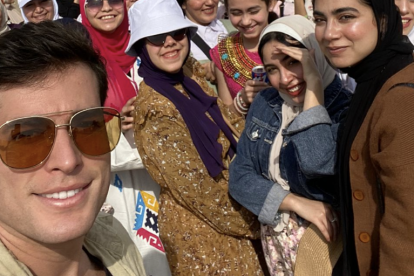 Foto de sus vacaciones por Egipto.