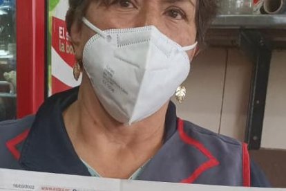 Aída Granda Tello, de Quito, también se llevó media ‘gamba’. Ella ama las sorpresas de su Diario.