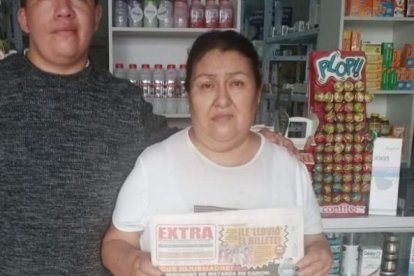 Blanca Martínez Pérez, de Ambato, abrió las páginas 2-3 y se llevó las 50 ‘latas’.