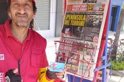 Jorge es tremendo 'camellador', él se llevó $ 300 por ser un excelente vendedor.