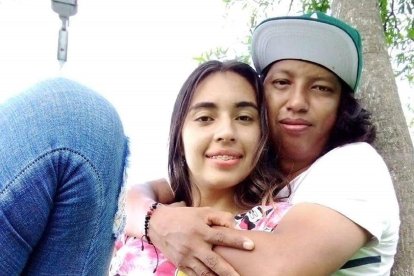 Leonardo Mero y su novia Michelle Romero, se hicieron famoso por un vídeo en el estadio Monumental.