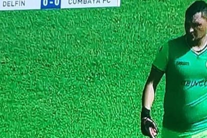 Los 'kilitos' del arquero Joaquín Pucheta fueron tendencia en las redes sociales.