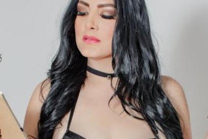 La comunicadora también ha animado la feria erótica de Quito.