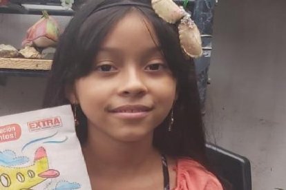 arelys Calderón, de 10 años, también participó en el concurso de Colorito.