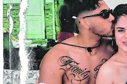 David con Mayra y su hijo Mathías.