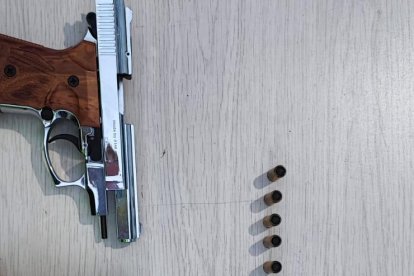 Con esta arma atacaron al adolescente.