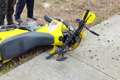 La víctima se movilizaba en una motocicleta de alto cilindraje.