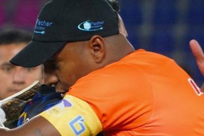 La experiencia del arquero Máximo Banguera fue clave para Delfín.