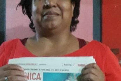 Angélica Valverde de Guayaquil se llevó $ 100.