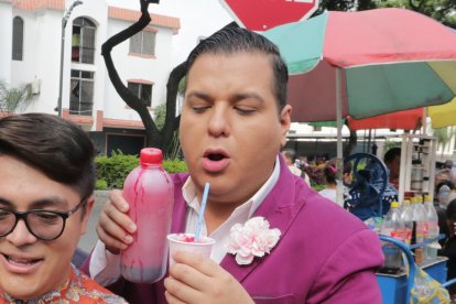 Aquel día gozaron al por mayor El Cuy y La Cerecita en la venta de los raspados.