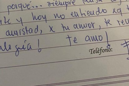Andrea Ortiz, la Fresa, le dejó un mensaje a su amiga.