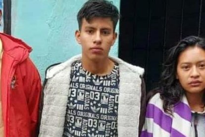 De izquierda a derecha, en la imagen están David y Kevin Suango, y Cinthia Ojeda.